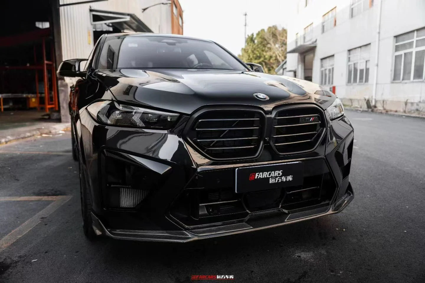 AE DESIGN - BMW X5M F95 LCI / X6M F96 LCI DRY CARBON FIBRE FRONT LIP