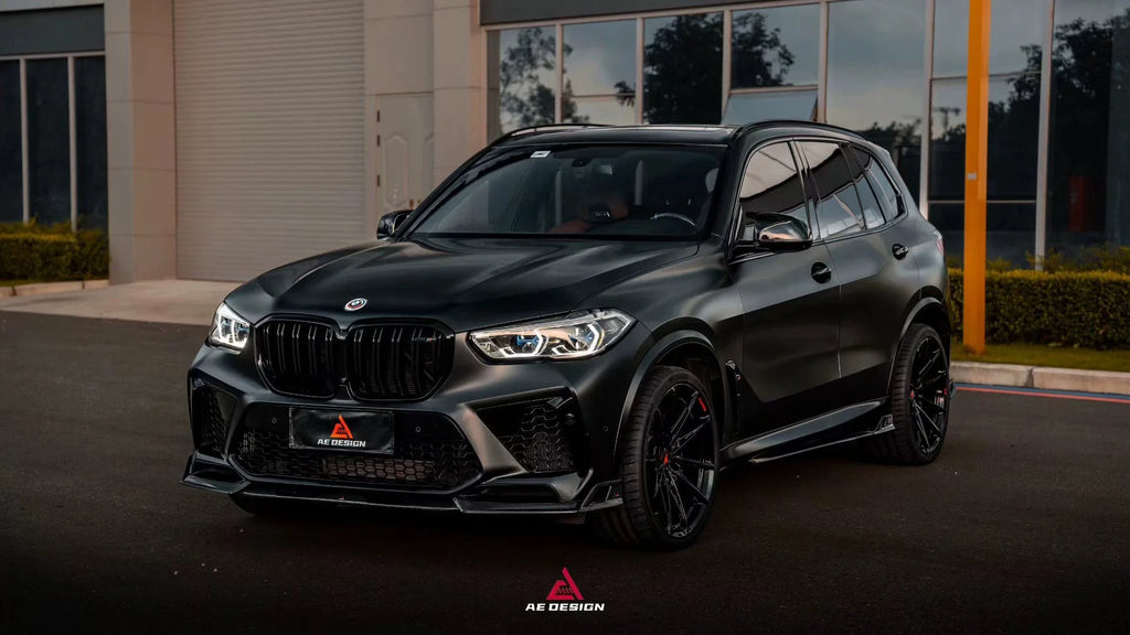 AE DESIGN - BMW X5M F95 PRE-LCI CARBON FIBER FRONT LIP