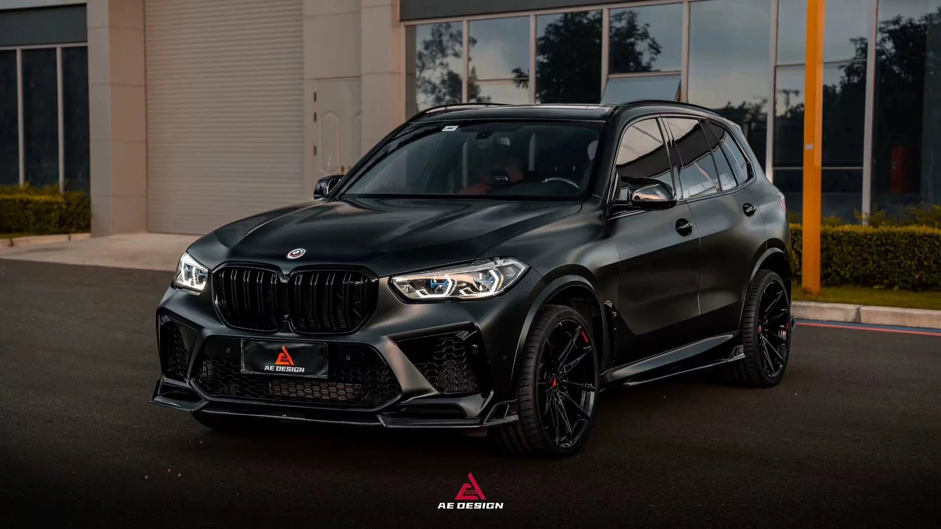 AE DESIGN - BMW X5M F95 PRE-LCI CARBON FIBER FRONT LIP