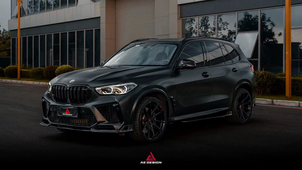 AE DESIGN - BMW X5M F95 PRE-LCI CARBON FIBER FRONT LIP