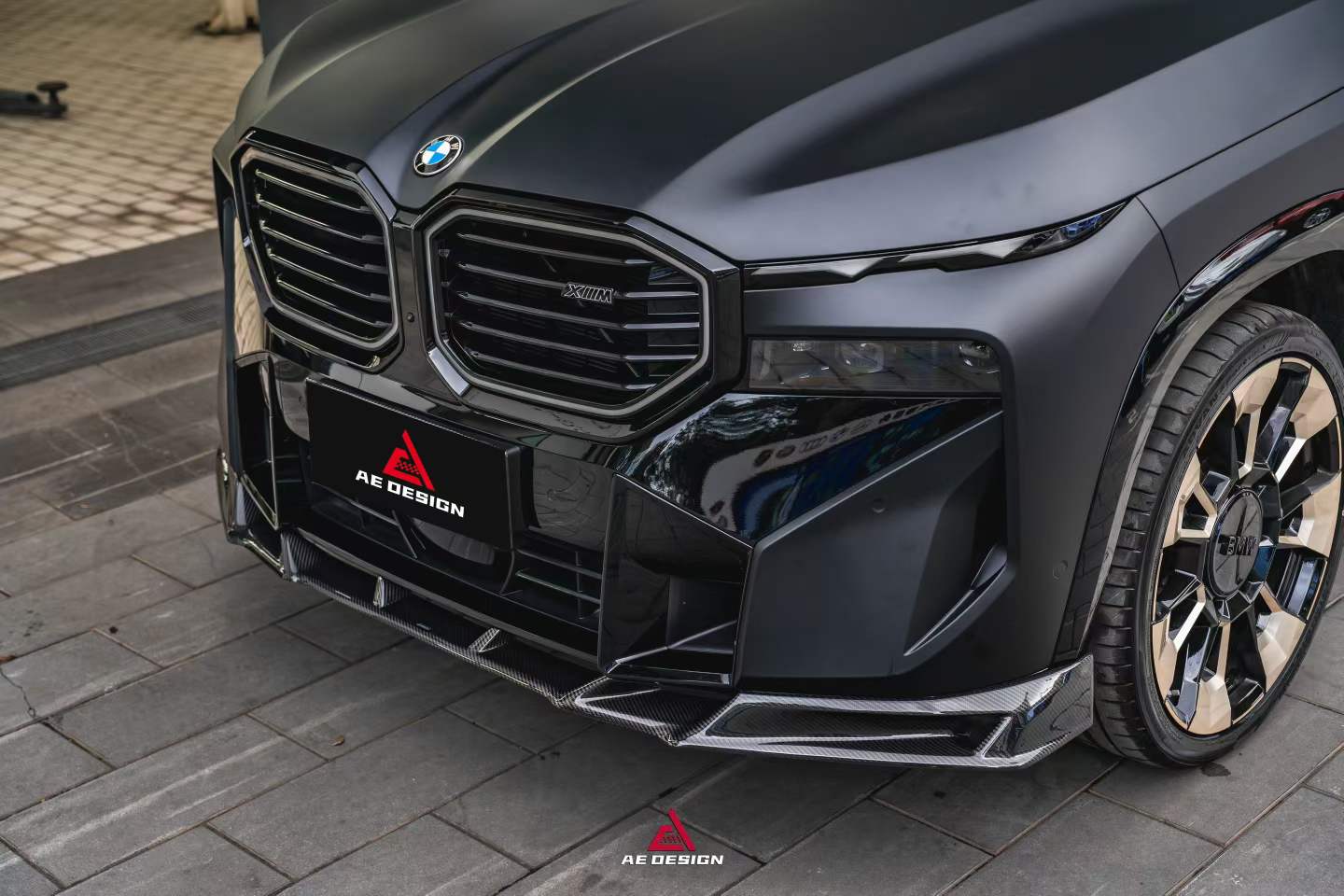 AE DESIGN - BMW XM G09 DRY CARBON FIBER FRONT LIP