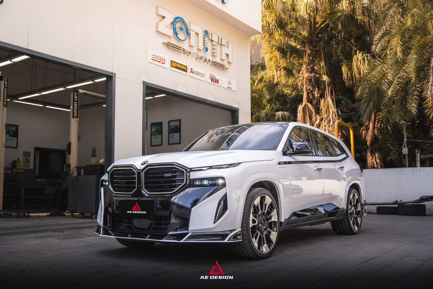 AE DESIGN - BMW XM G09 DRY CARBON FIBER FRONT LIP