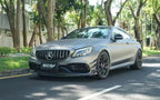 AE DESIGN - MERCEDES BENZ C63 C63S W205 CARBON FIBRE FRONT CANARDS
