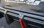 AE DESIGN - MERCEDES BENZ C63 C63S W205 CARBON FIBRE LED REAR DIFFUSER