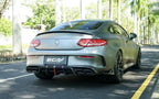 AE DESIGN - MERCEDES BENZ C63 C63S W205 CARBON FIBRE LED REAR DIFFUSER