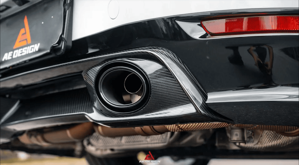 AE DESIGN - PORSCHE 911 992.2 CARRERA BASE/S/T/4S/ TARGA 4S CARBON FIBER REAR DIFFUSER