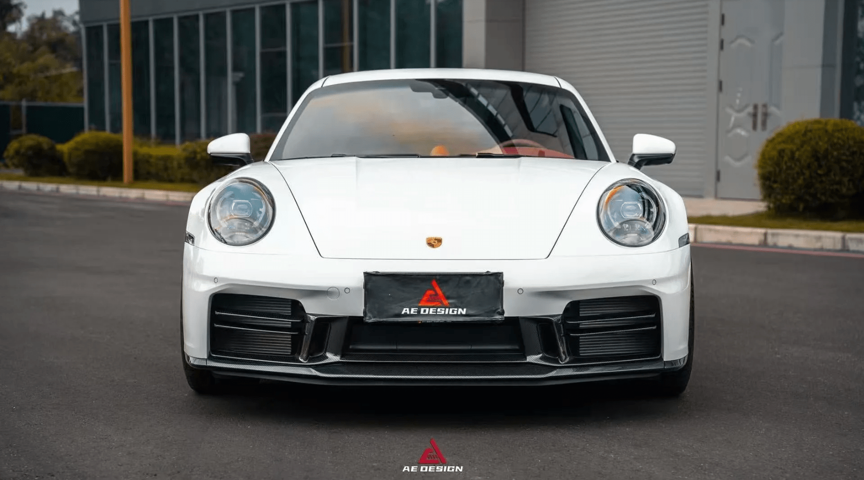 AE DESIGN - PORSCHE 911 992.2 CARRERA BASE/S/T/4S/GTS/ TARGA 4S/ TARGA 4 GTS CARBON FIBER FRONT LIP