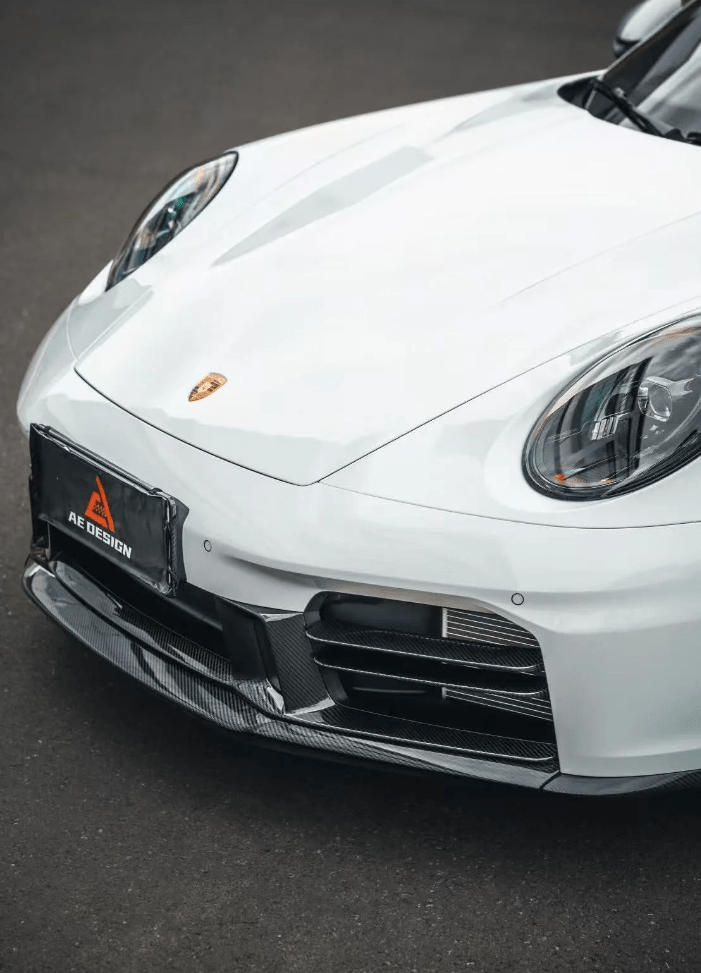 AE DESIGN - PORSCHE 911 992.2 CARRERA BASE/S/T/4S/GTS/ TARGA 4S/ TARGA 4 GTS CARBON FIBER FRONT LIP