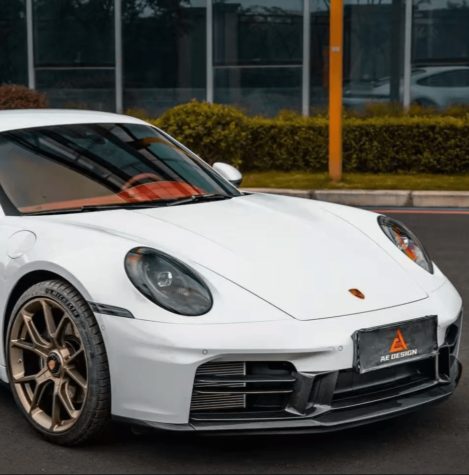 AE DESIGN - PORSCHE 911 992.2 CARRERA BASE/S/T/4S/GTS/ TARGA 4S/ TARGA 4 GTS CARBON FIBER FRONT LIP