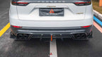 AE DESIGN - PORSCHE CAYENNE 9Y0 9Y3 DRY CARBON FIBRE REAR LED DIFFUSER