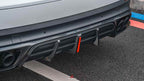 AE DESIGN - PORSCHE CAYENNE 9Y0 9Y3 DRY CARBON FIBRE REAR LED DIFFUSER