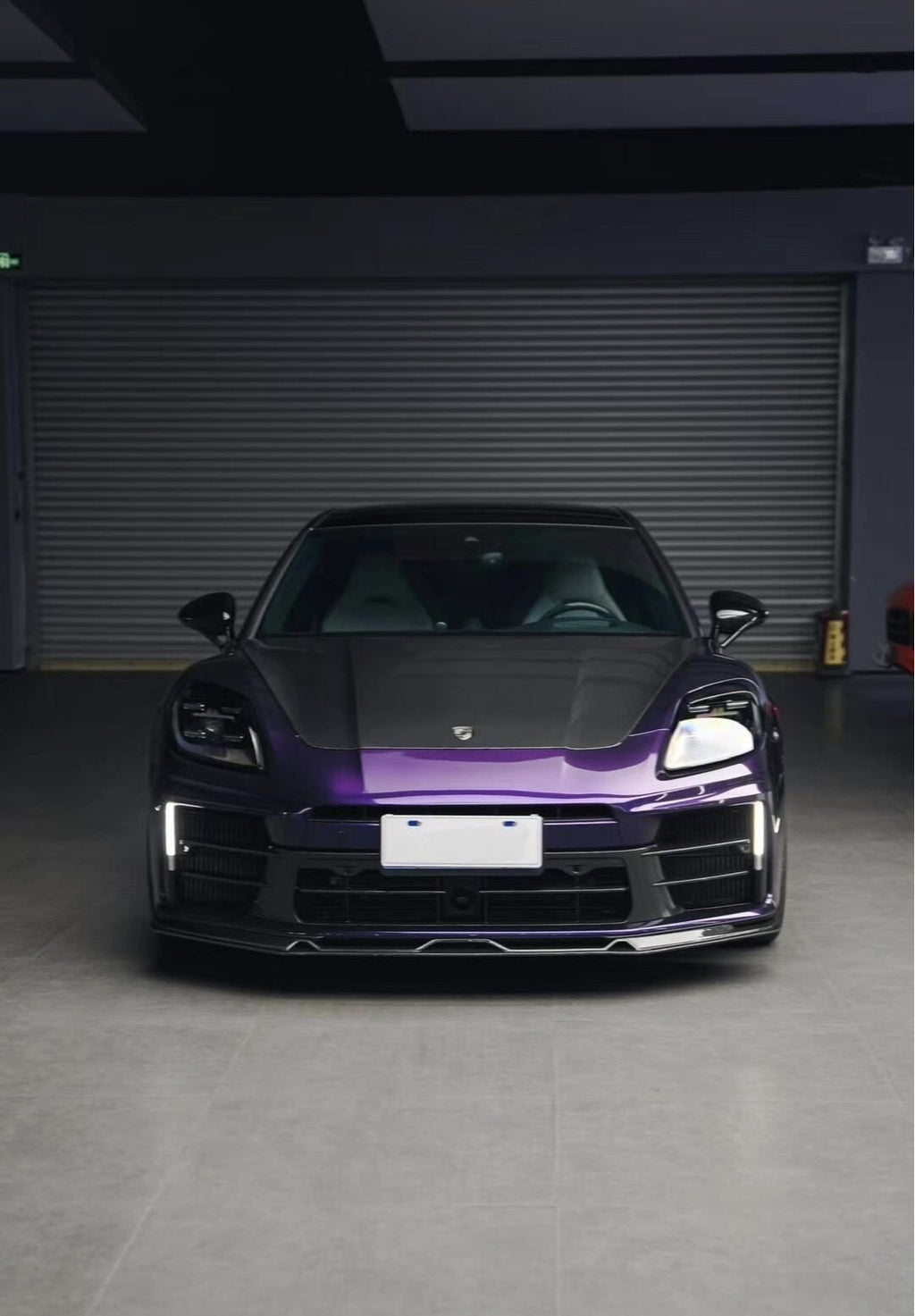 AE DESIGN - PORSCHE PANAMERA 976 2024+ DRY CARBON FIBRE FRONT LIP