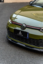 AE DESIGN - VOLKSWAGEN GOLF MK8 GTI / R LINE CARBON FIBRE FRONT LIP
