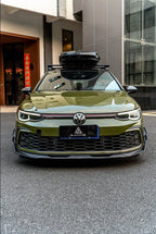AE DESIGN - VOLKSWAGEN GOLF MK8 GTI / R LINE CARBON FIBRE FRONT LIP