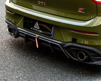 AE DESIGN - VOLKSWAGEN GOLF MK8 GTI / R LINE CARBON FIBRE REAR DIFFUSER