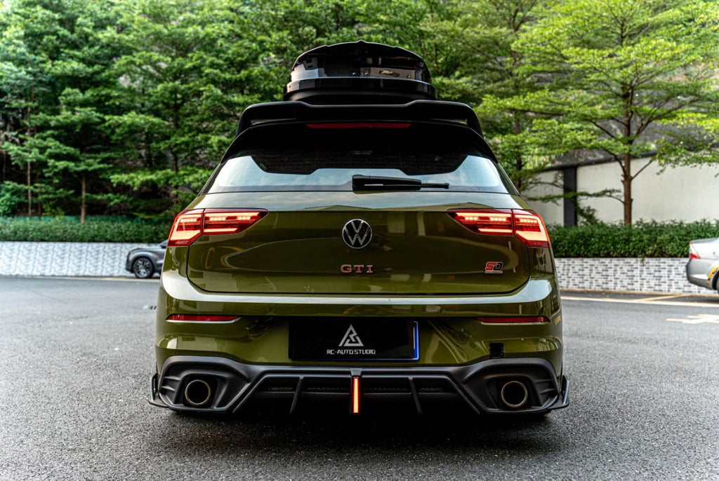 AE DESIGN - VOLKSWAGEN GOLF MK8 GTI / R LINE CARBON FIBRE REAR DIFFUSER