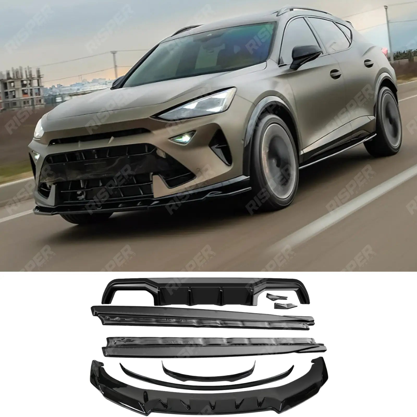 Aero Body Kit In Gloss Black Cupra Formentor Facelift 2024 On