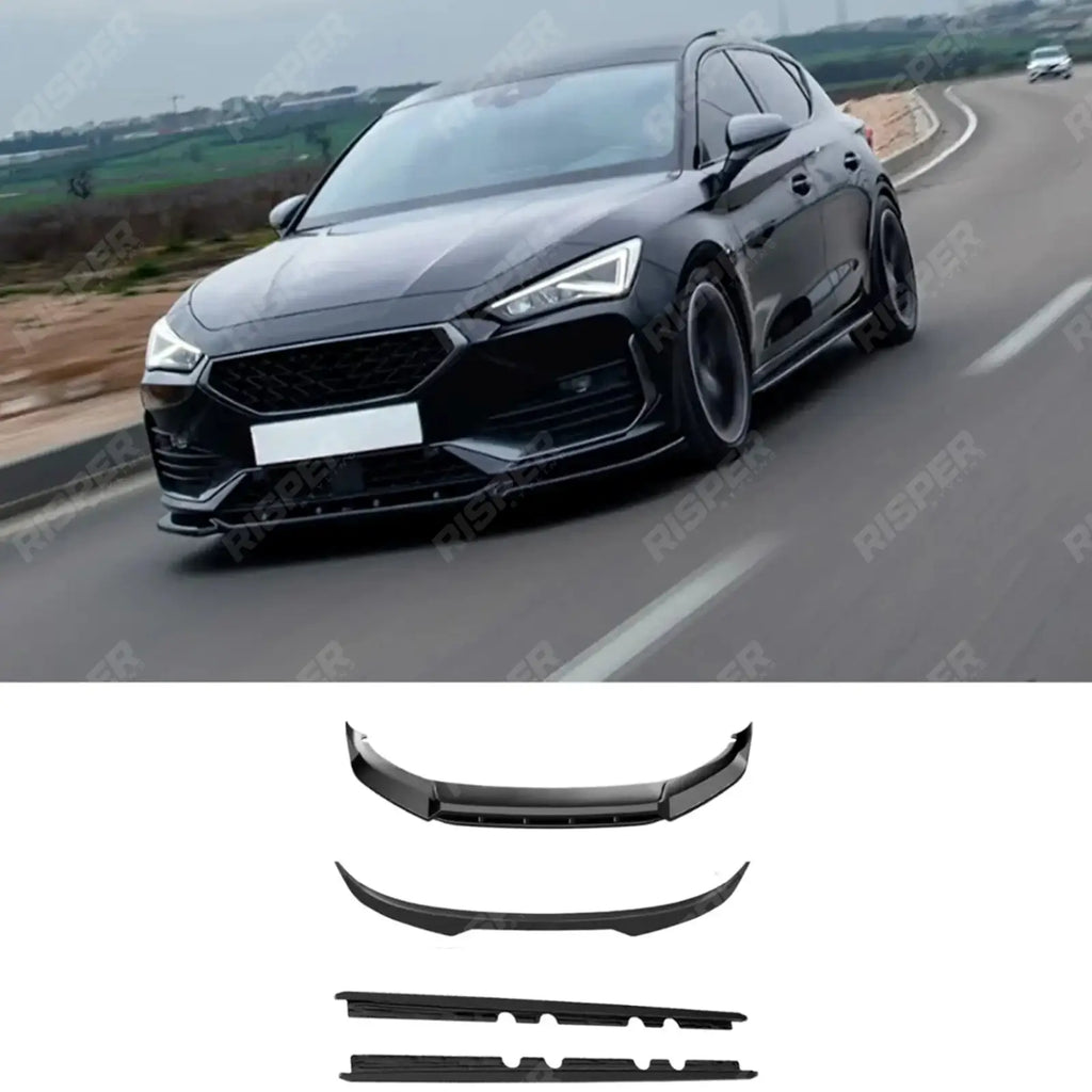 Aero Body Kit In Gloss Black Cupra Leon 2020-2024