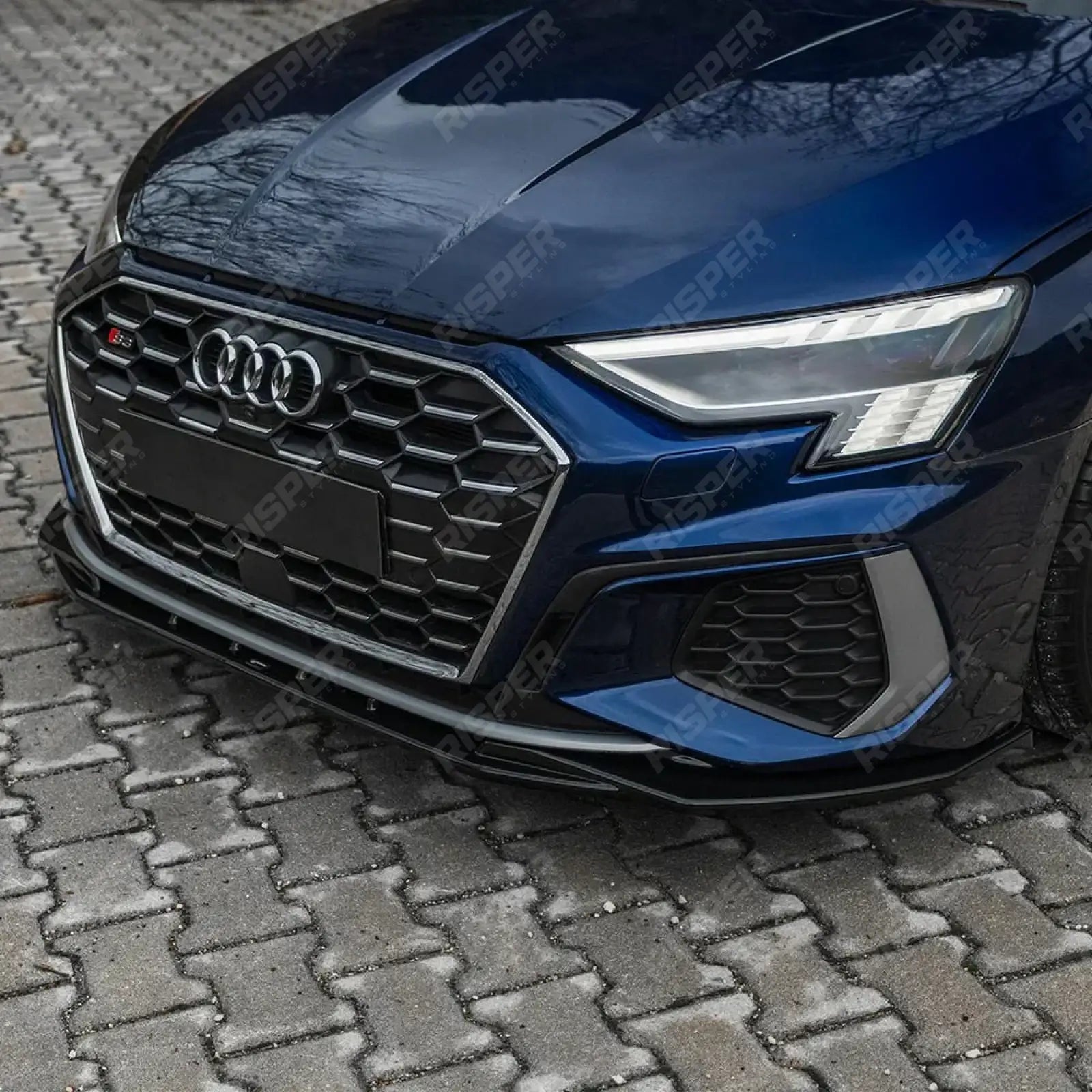 Aero Body Kit In Gloss Black For Audi S3 8Y 2020-2024 - A3 S-Line Hatchback 2020-2024