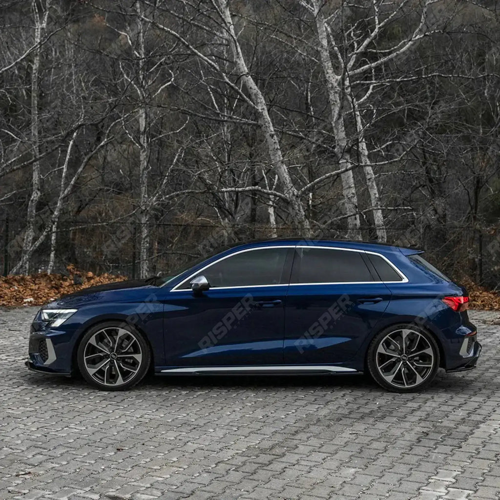 Aero Body Kit In Gloss Black For Audi S3 8Y 2020-2024 - A3 S-Line Hatchback 2020-2024