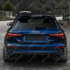Aero Body Kit In Gloss Black For Audi S3 8Y 2020-2024 - A3 S-Line Hatchback 2020-2024