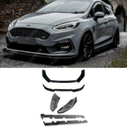 Aero Body Kit In Gloss Black For Ford Fiesta ST MK8 2018+ - Ford Fiesta ST-Line MK8 2017+