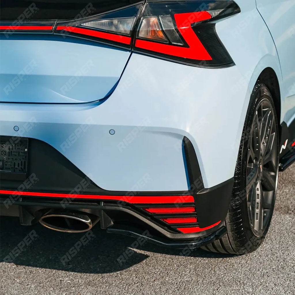 Aero Body Kit In Gloss Black For Hyundai I20 N Mk3 2020+
