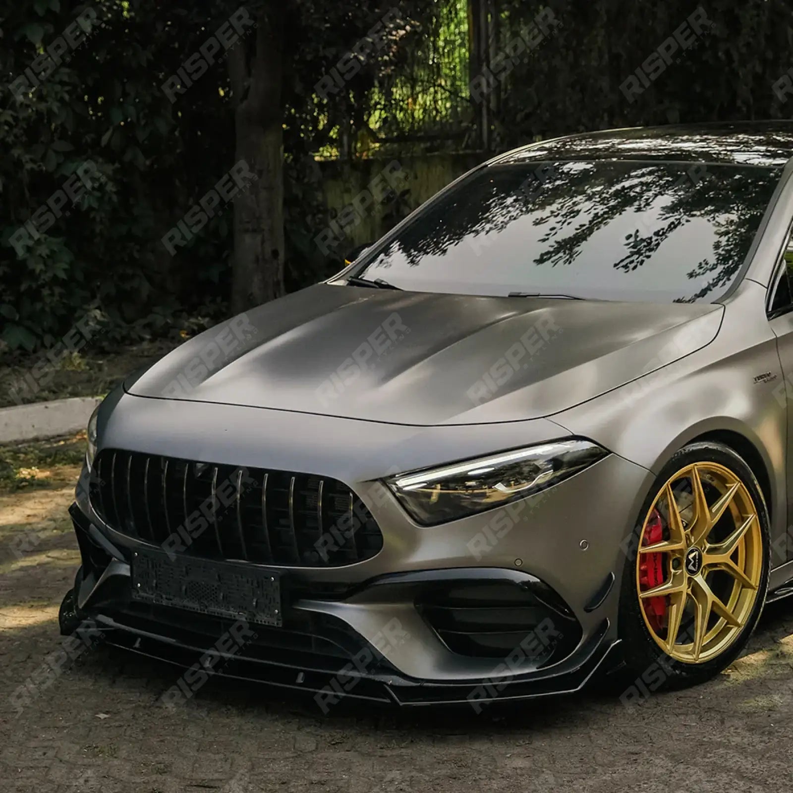 Aero Body Kit In Gloss Black For Mercedes A45 W177 2019-2023 - & Facelift 2023 On