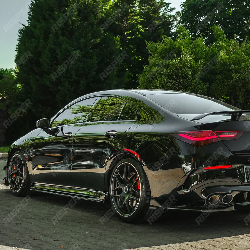 Aero Body Kit In Gloss Black For Mercedes CLA45 C118 2019-2023