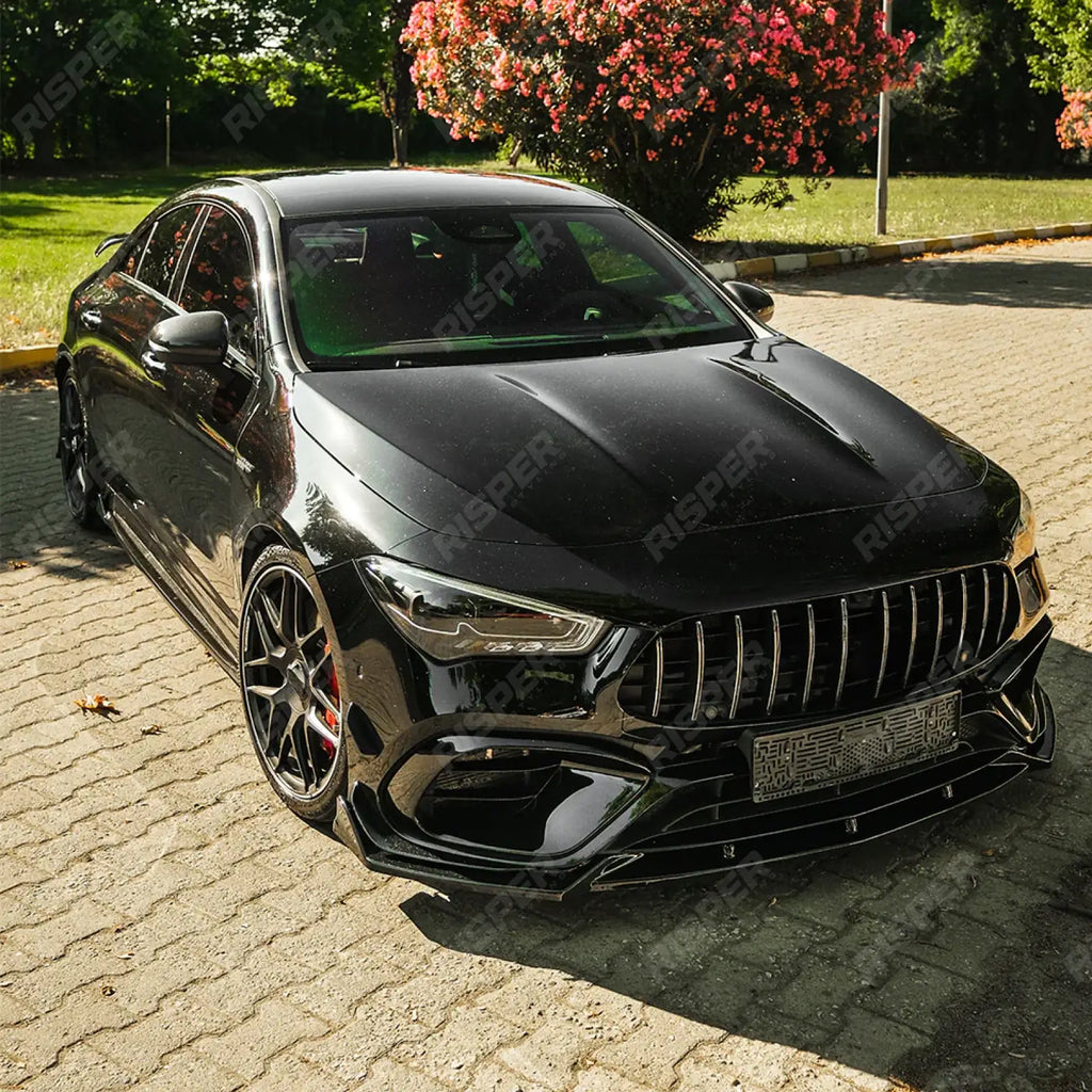 Aero Body Kit In Gloss Black For Mercedes CLA45 C118 2019-2023