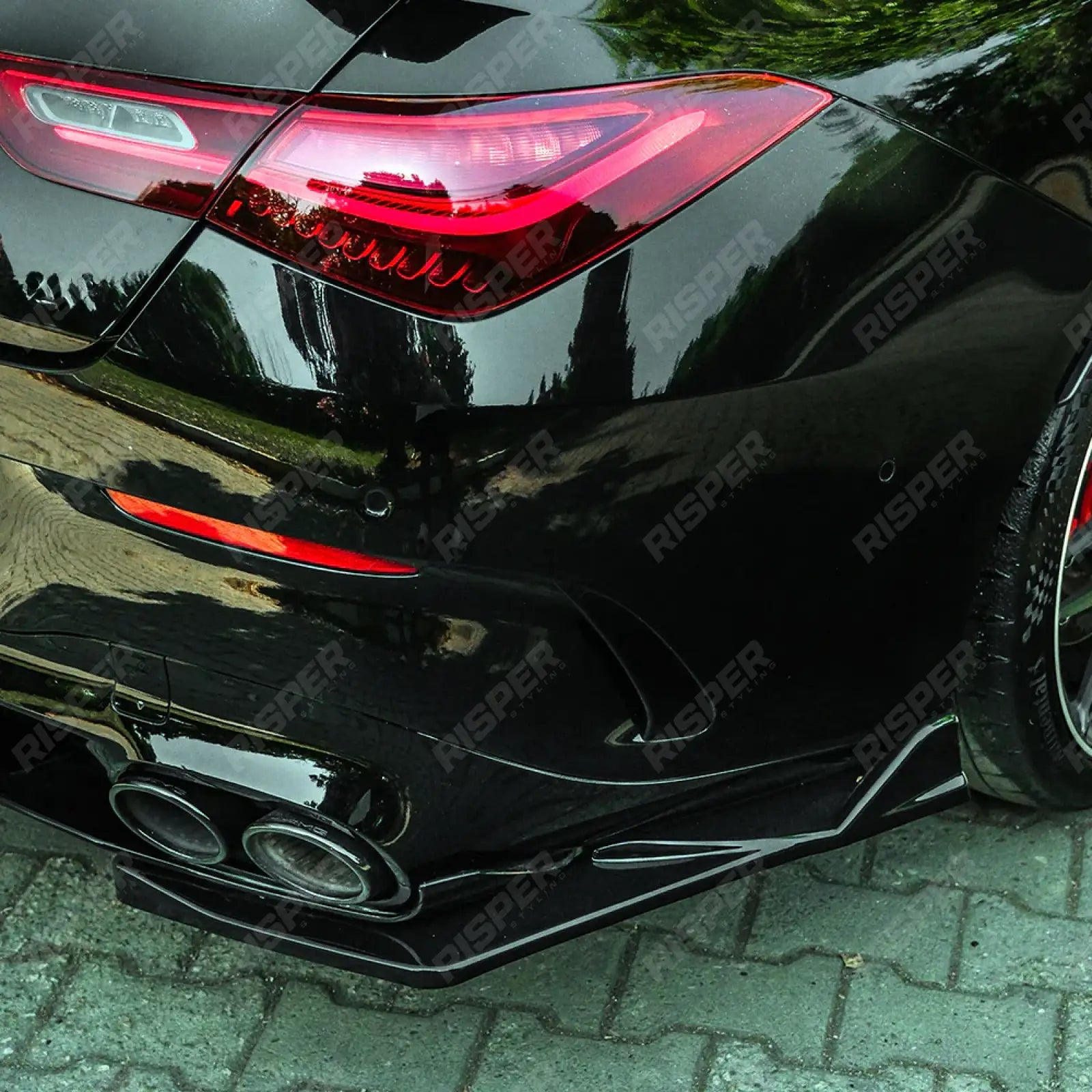 Aero Body Kit In Gloss Black For Mercedes CLA45 C118 2019-2023