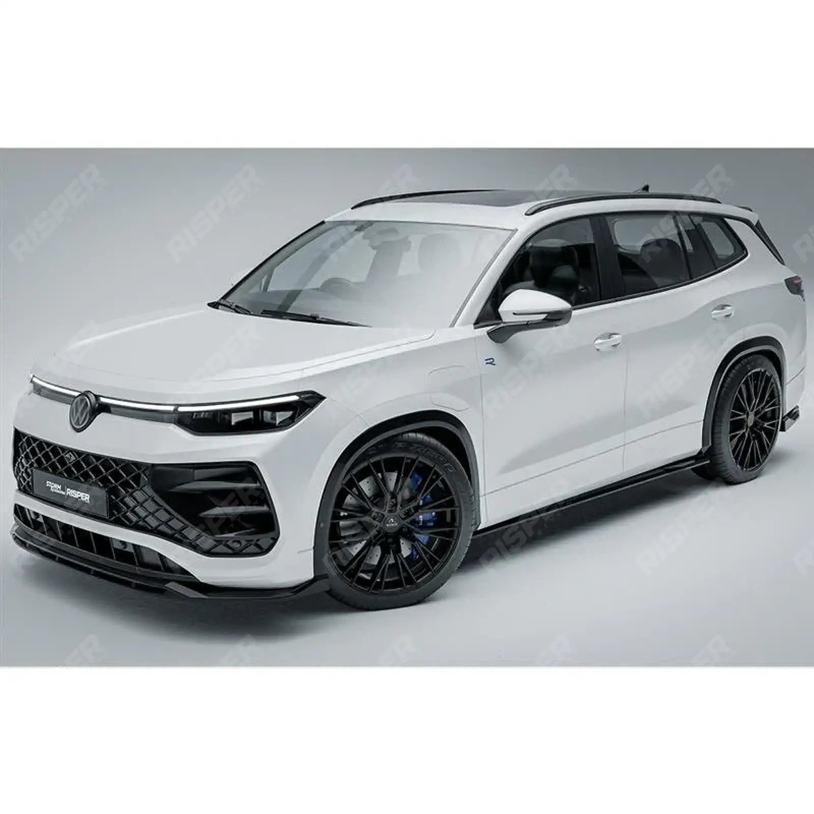 Aero Body Kit In Gloss Black For VW Tayron R-Line 2025 On