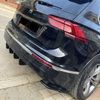 Aero Body Kit In Gloss Black For VW Tiguan MK2 R-Line 2015-2020