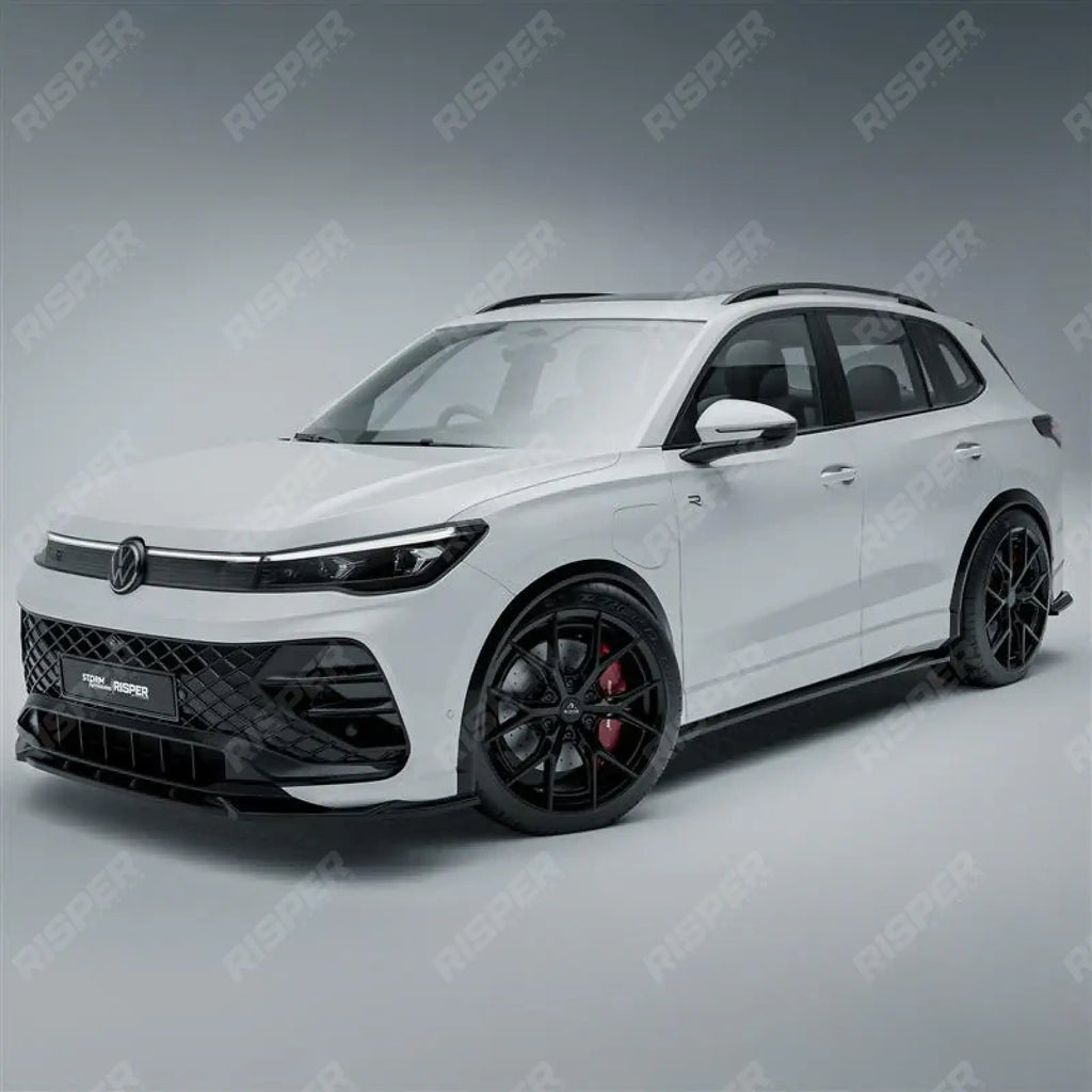 Aero Body Kit In Gloss Black For VW Tiguan R-Line MK3 2024 On