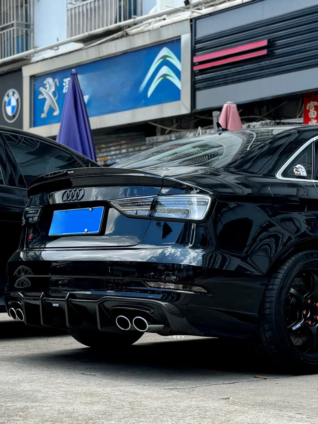 AERO CARBON - AUDI A3 S3 RS3 8V SEDAN / LIMO CLEAR TAIL LIGHTS