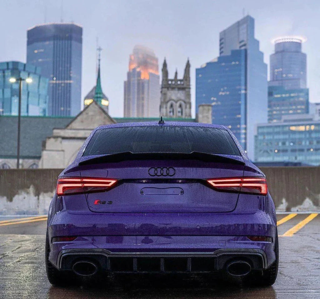 AERO CARBON - AUDI A3 S3 RS3 8V PSM STYLE CARBON FIBRE REAR SPOILER