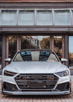 AERO CARBON - AUDI A7 / S7 C8 2018+ CARBON FIBRE FRONT LIP BX STYLE