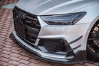 AERO CARBON - AUDI A7 / S7 C8 2018+ CARBON FIBRE FRONT LIP BX STYLE