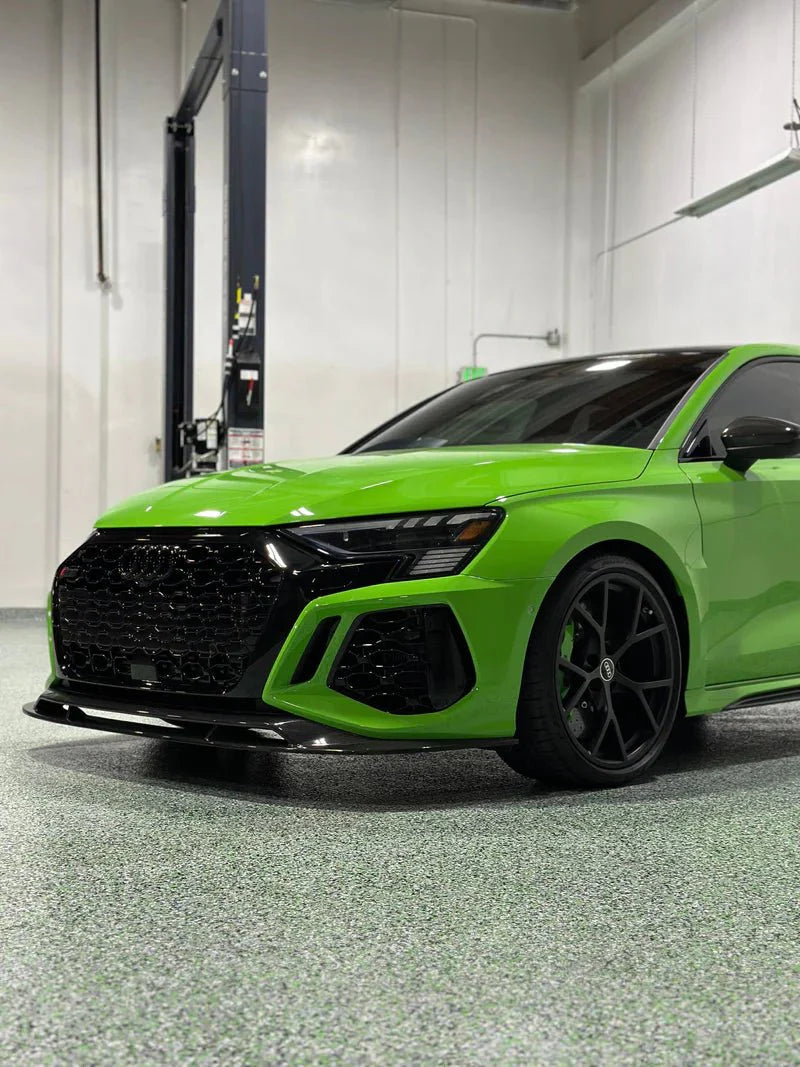 AERO CARBON - AUDI RS3 8Y CARBON FIBRE FRONT LIP SPLITTER