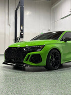 AERO CARBON - AUDI RS3 8Y CARBON FIBRE FRONT LIP SPLITTER