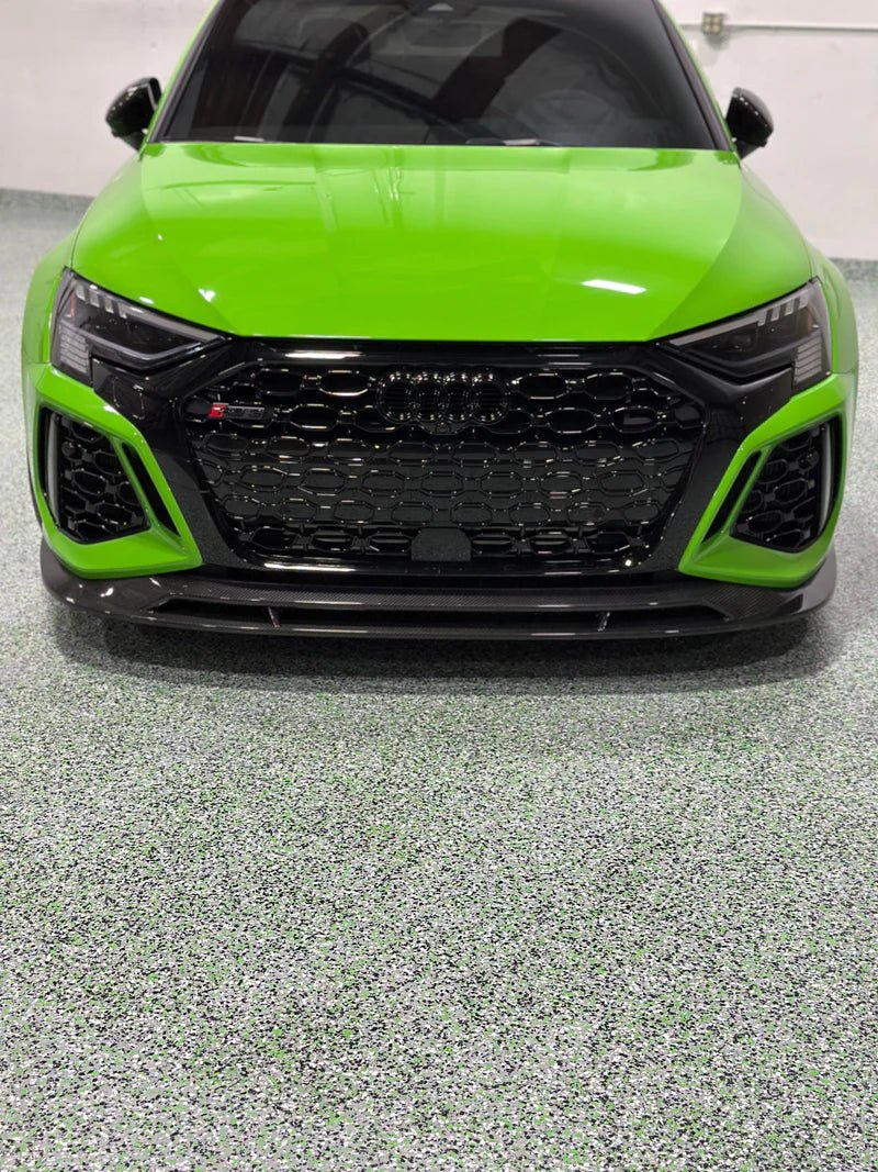 AERO CARBON - AUDI RS3 8Y CARBON FIBRE FRONT LIP SPLITTER