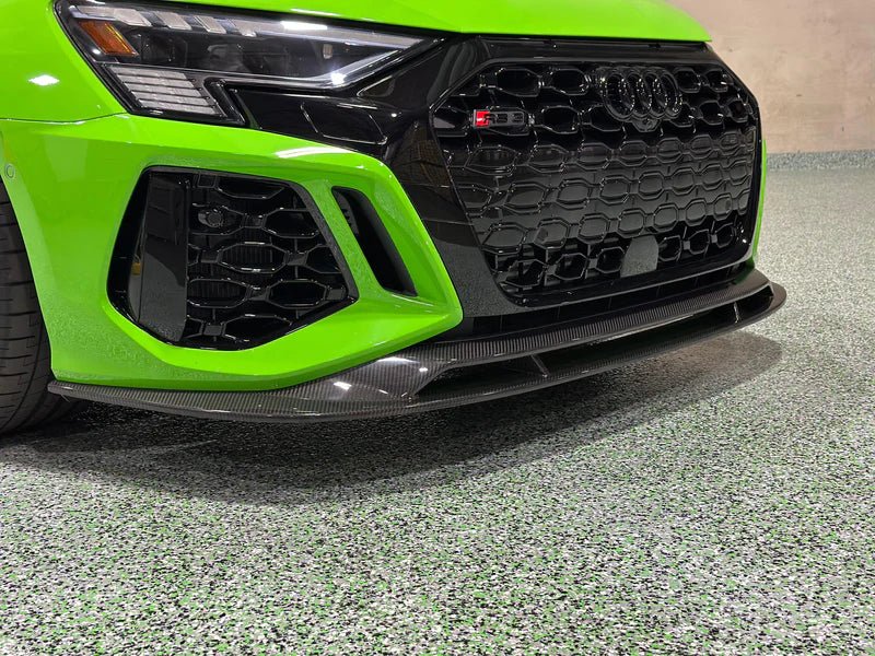 AERO CARBON - AUDI RS3 8Y CARBON FIBRE FRONT LIP SPLITTER