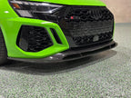 AERO CARBON - AUDI RS3 8Y CARBON FIBRE FRONT LIP SPLITTER
