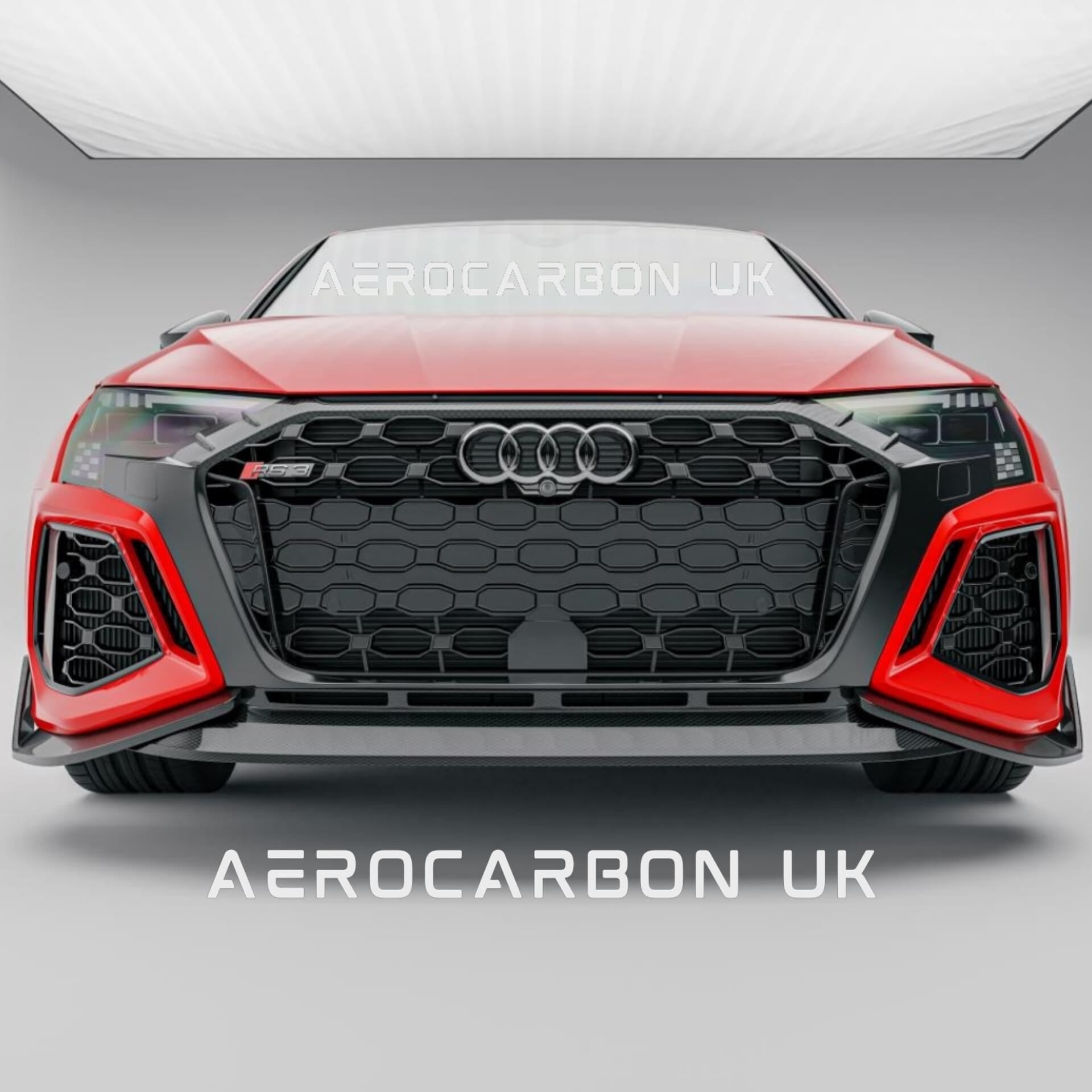 AERO CARBON - AUDI RS3 8Y DRY CARBON FIBRE FRONT LIP