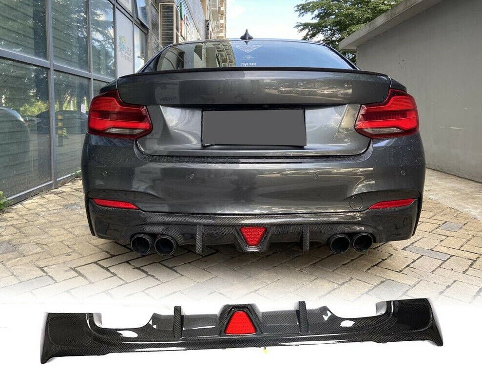 AERO CARBON - BMW 2 SERIES F22 CARBON REAR LED DIFFUSER
