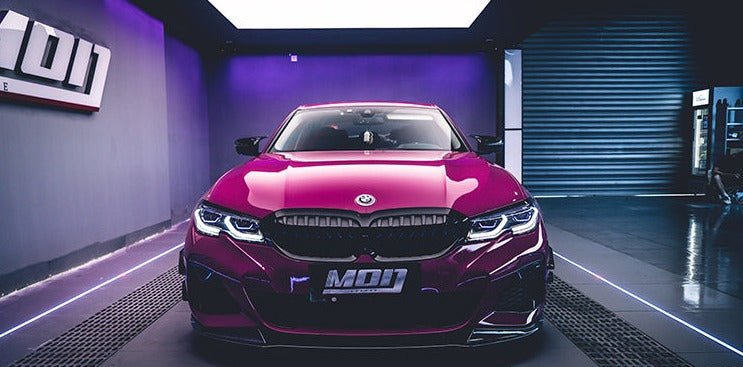 AERO CARBON - BMW 3 SERIES G20 CARBON FIBRE FRONT LIP GX STYLE