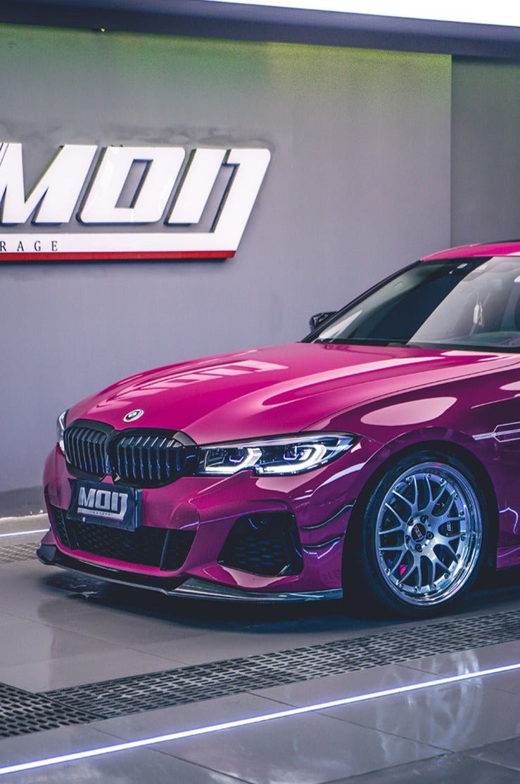 AERO CARBON - BMW 3 SERIES G20 CARBON FIBRE FRONT LIP GX STYLE