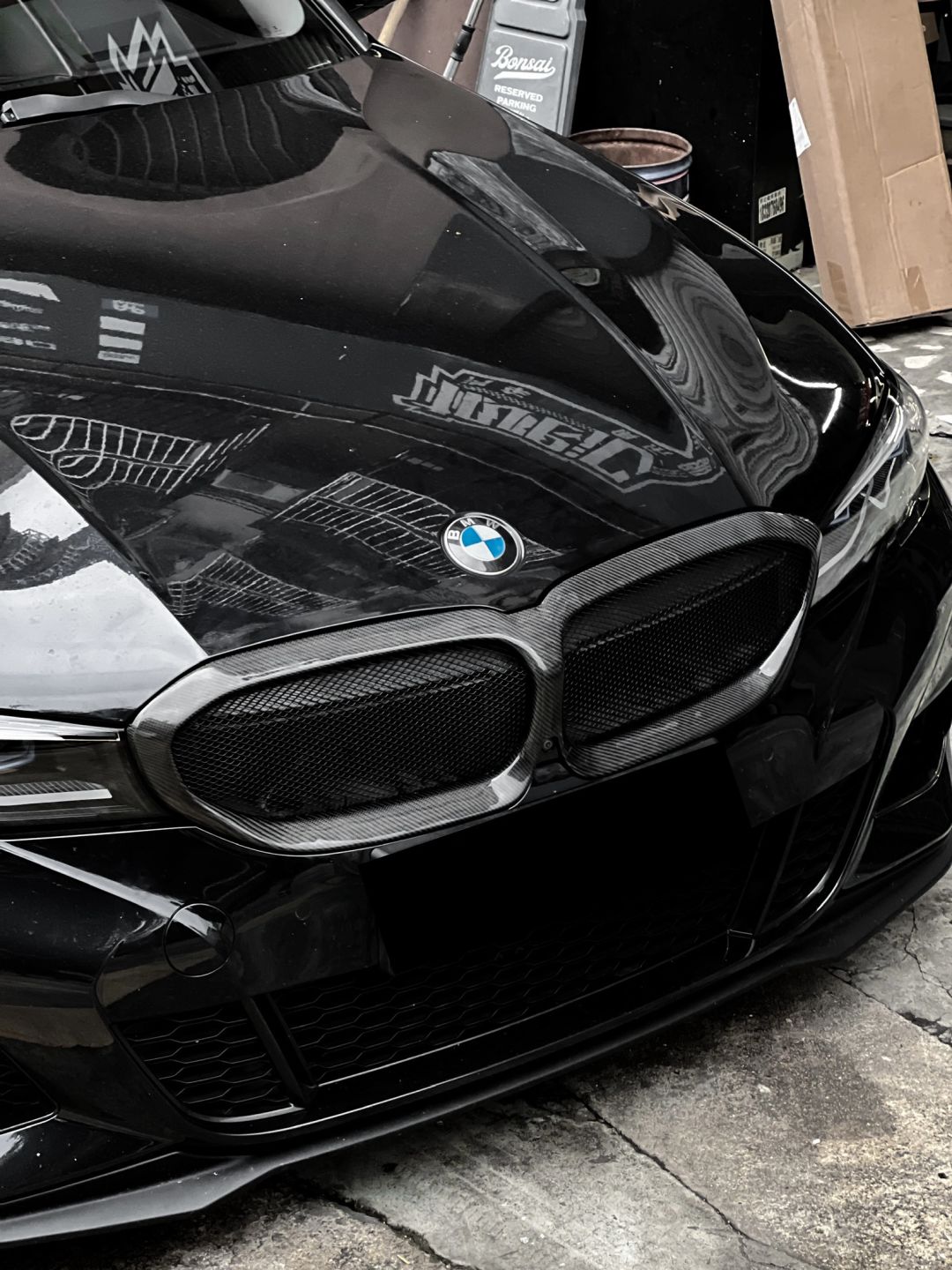 AERO CARBON - BMW 3 SERIES G20 CARBON FIBRE / MESH GRILL