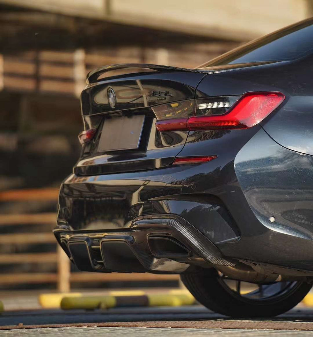 ACHEN CYBE - BMW 3 SERIES G20 PRE-LCI  DRY CARBON FIBRE DIFFUSER