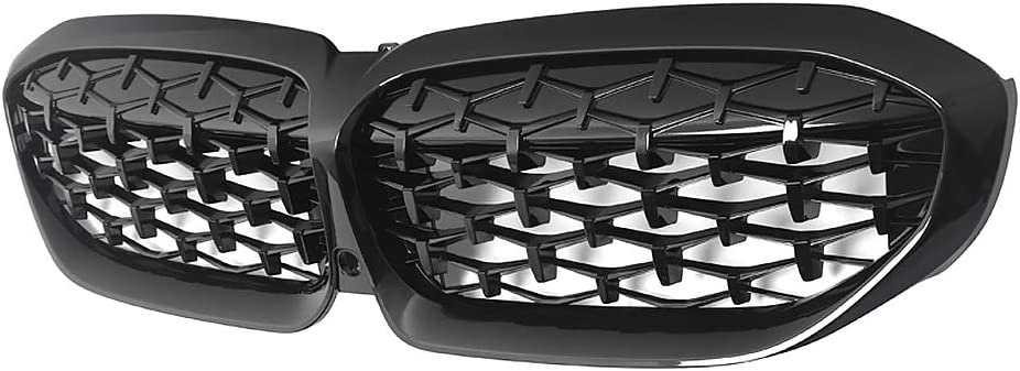 AERO CARBON - BMW 3 SERIES G20 GLOSS BLACK DIAMOND GRILL GRILLE